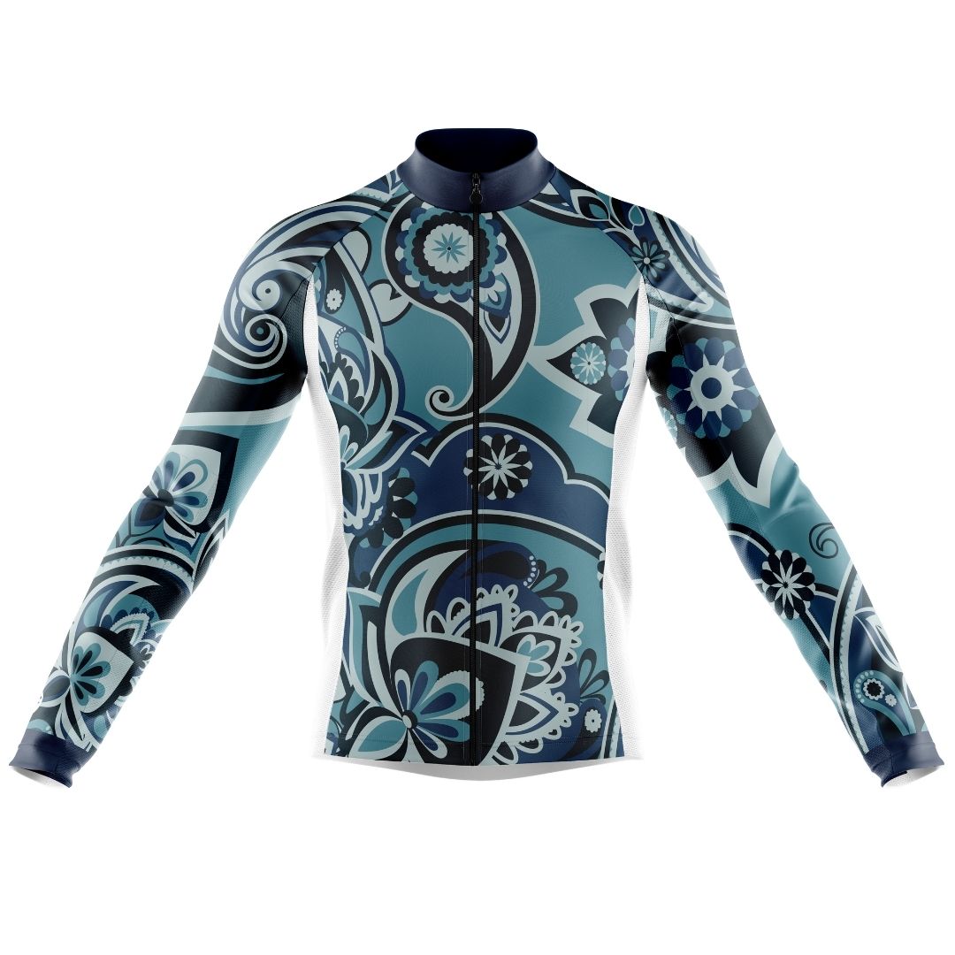 Blue Oasis | Men's Long Sleeve Cycling Jersey
