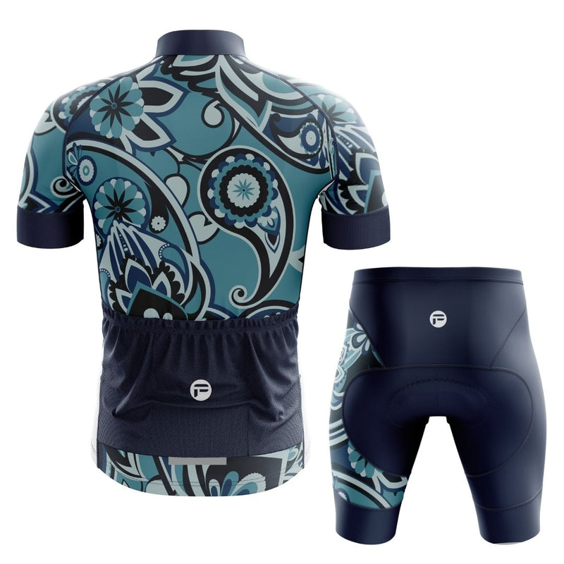 Blue Oasis | Men's Short Sleeve Cycling Set