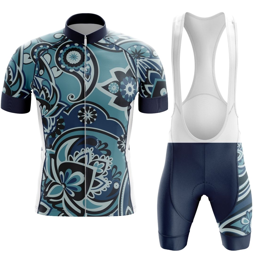 Blue Oasis | Men's Short Sleeve Cycling Set