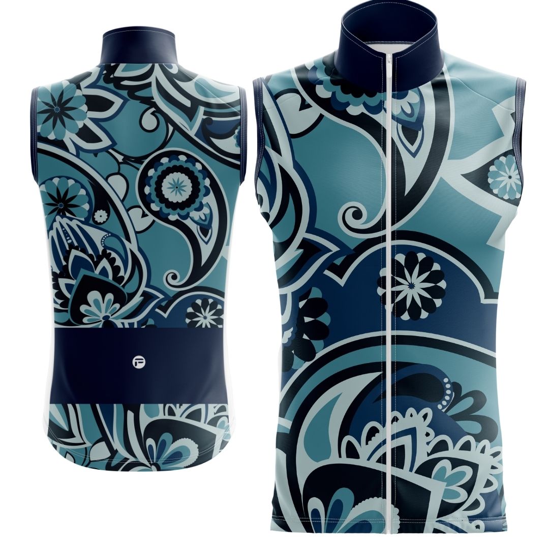 Blue Oasis | Sleeveless Cycling Jersey