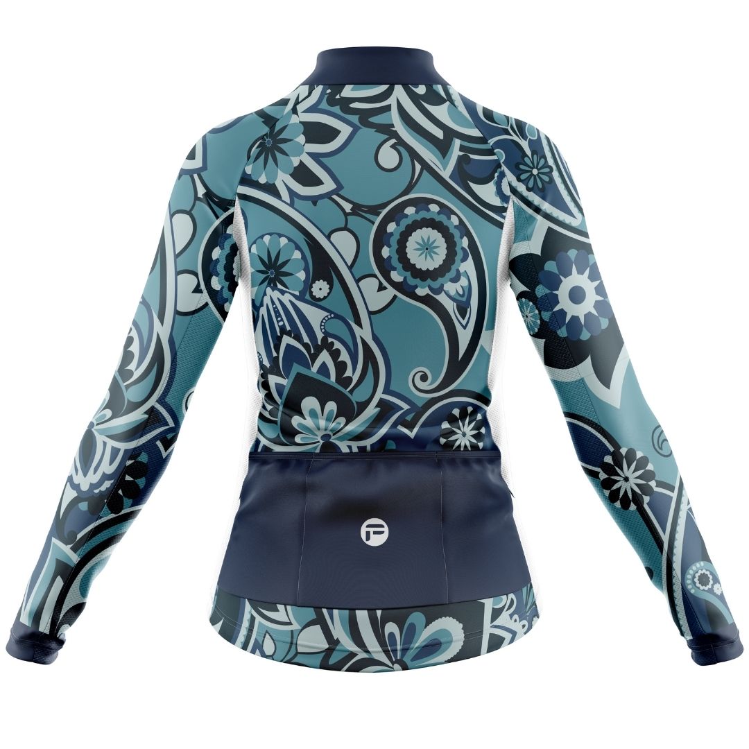 Blue Oasis | Women's Long Sleeve Cycling Jersey