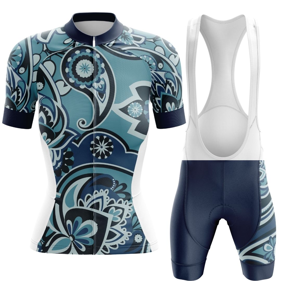Blue Oasis | Women's Short Sleeve Cycling Set