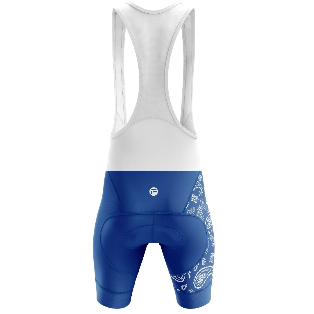 Blue Serenity Women's Cycling Kit featuring a stylish blue and white cycling jersey and matching bibs, designed for comfort, breathability, and aerodynamics