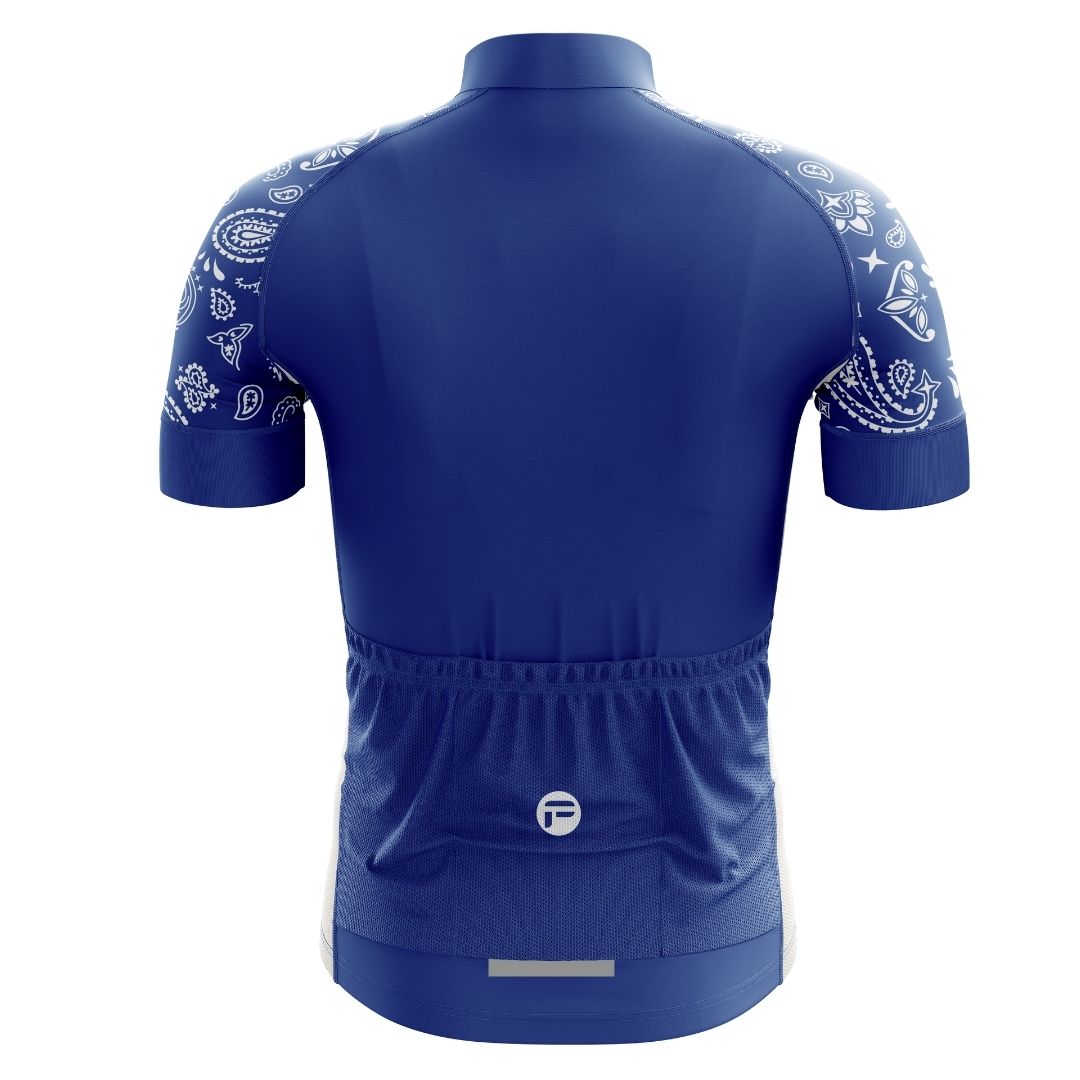 Blue Serenity Women's Cycling Kit featuring a stylish blue and white cycling jersey and matching shorts, designed for comfort, breathability, and aerodynamics