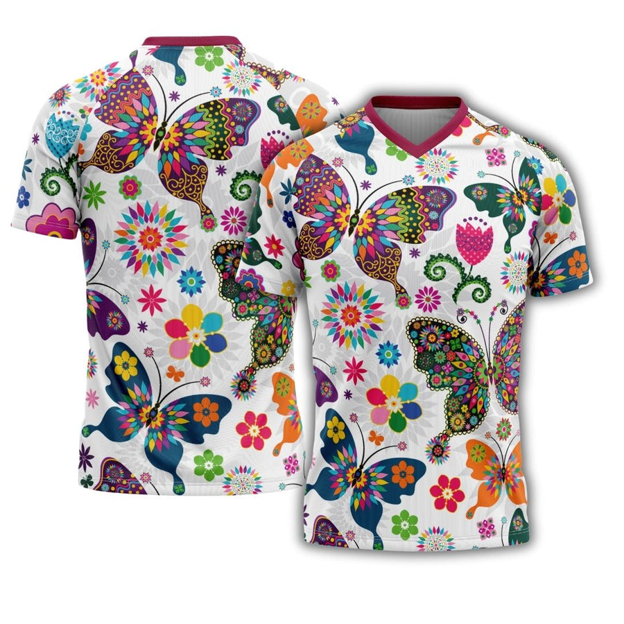 Butterfly Flutter | Short Sleeve MTB Cycling Jersey