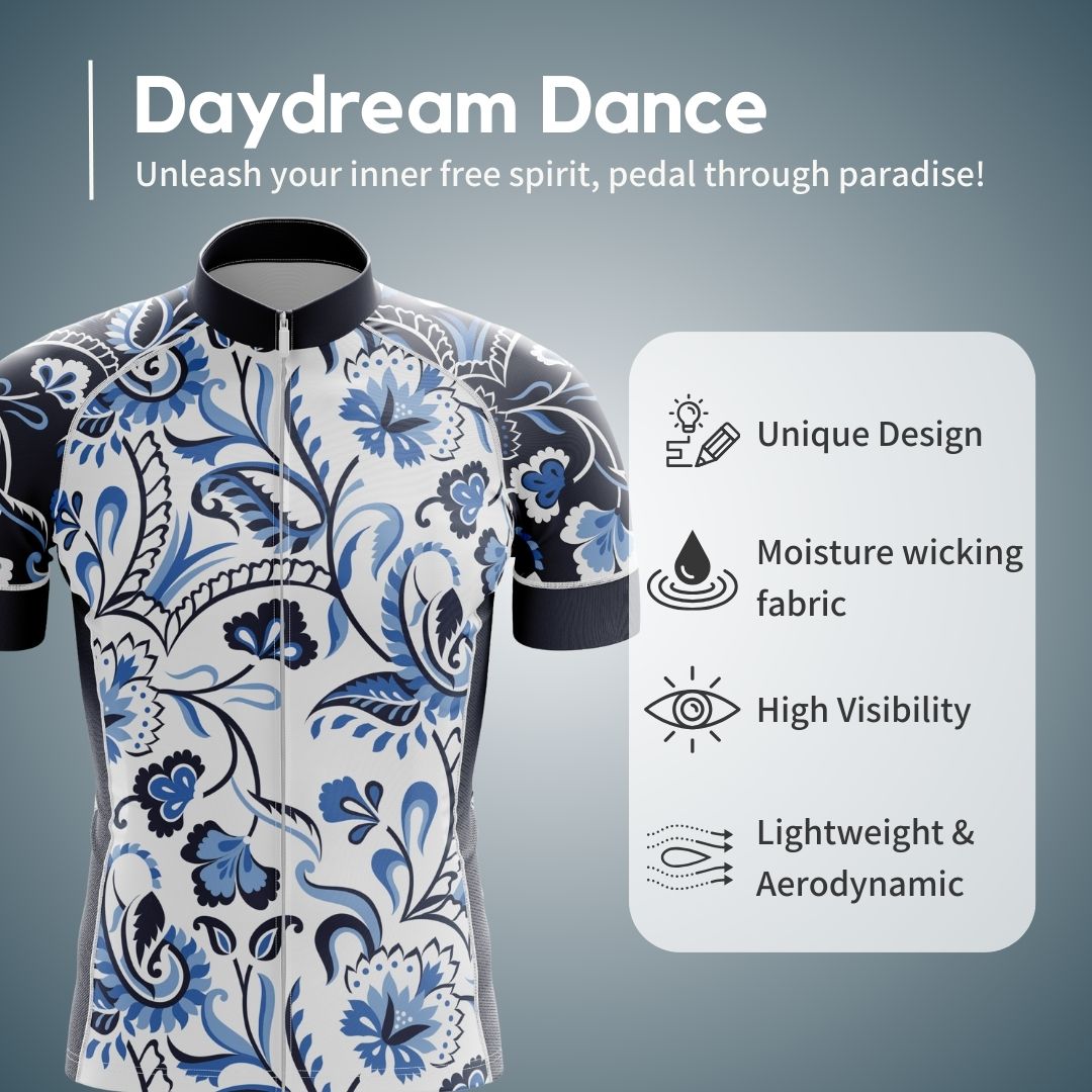 Daydream Dance | Men's Short Sleeve Cycling Jersey Features