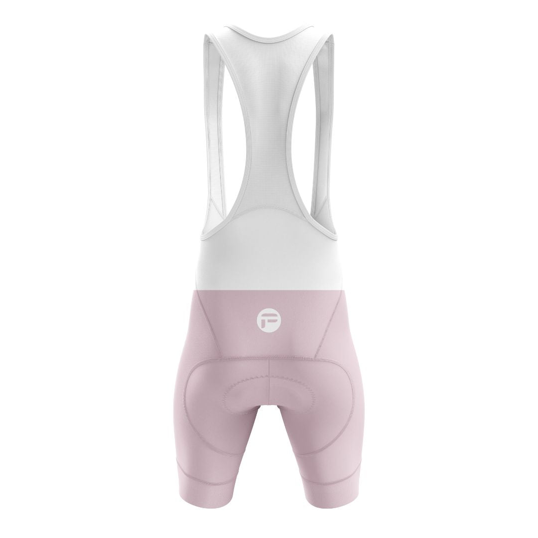 Pink Bib Shorts by Cycling Frelsi - Back Image