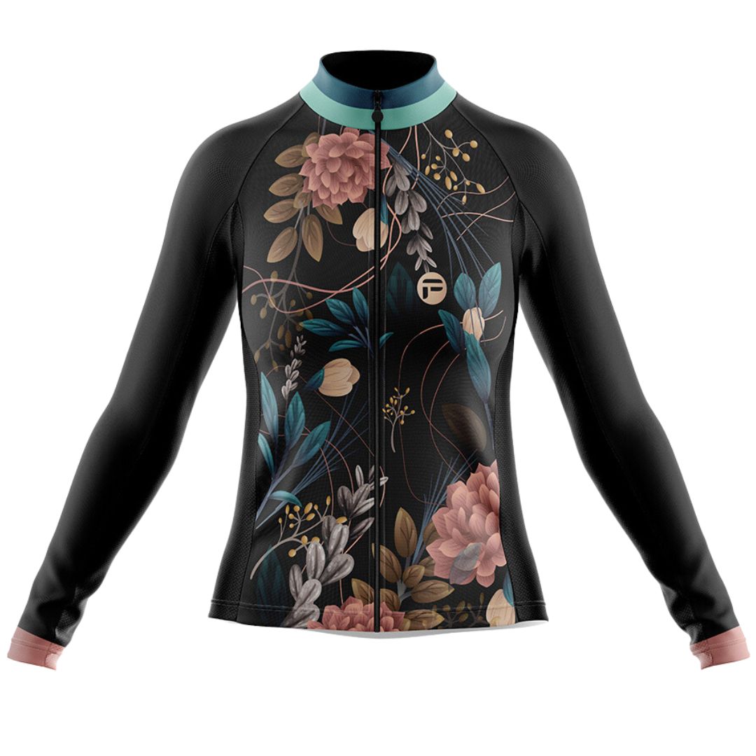 Exotic Spring Women s Long Sleeve Cycling Jersey