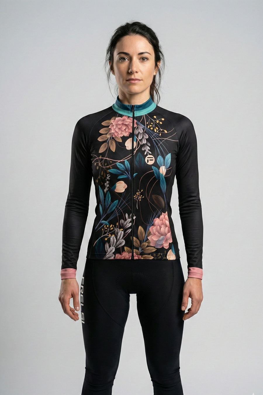 Maillot de ciclismo de manga larga para mujer Exotic Spring