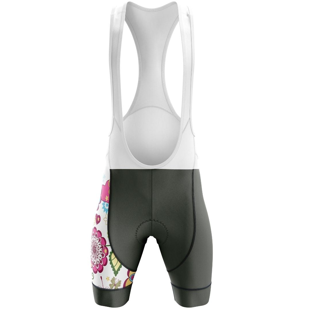 Ergonomic design of the Floral Symphony cycling set for a comfortable fit.