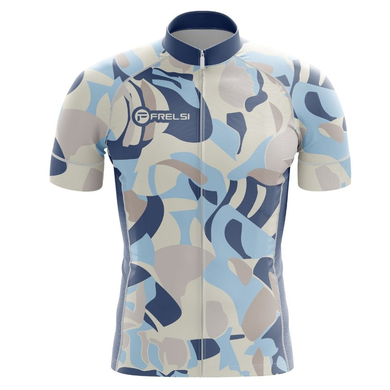 Men's Frelsi Mirage Short Sleeve Jersey, perfect for warm-weather rides with sleek style.