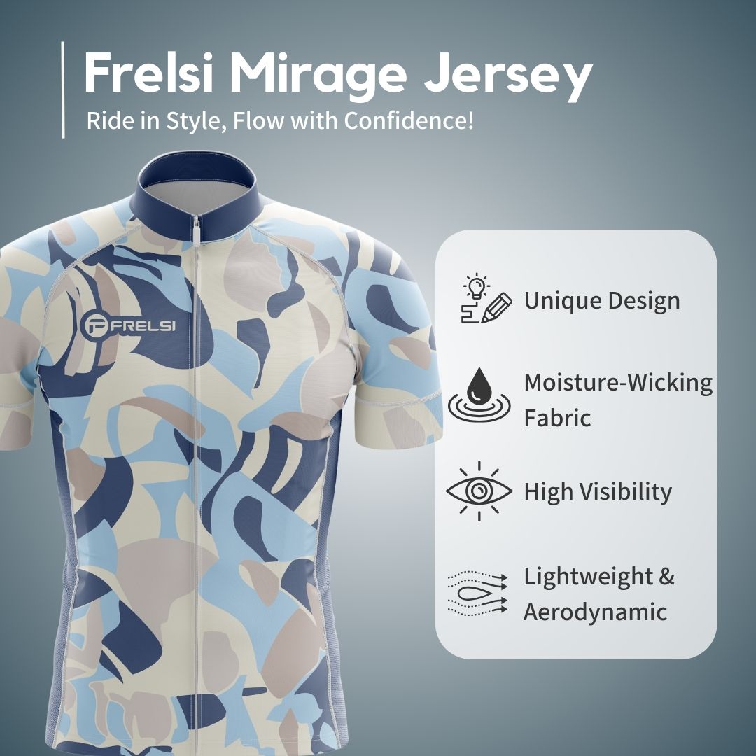 High-performance Frelsi Mirage Men's Short Sleeve Jersey with a lightweight design.