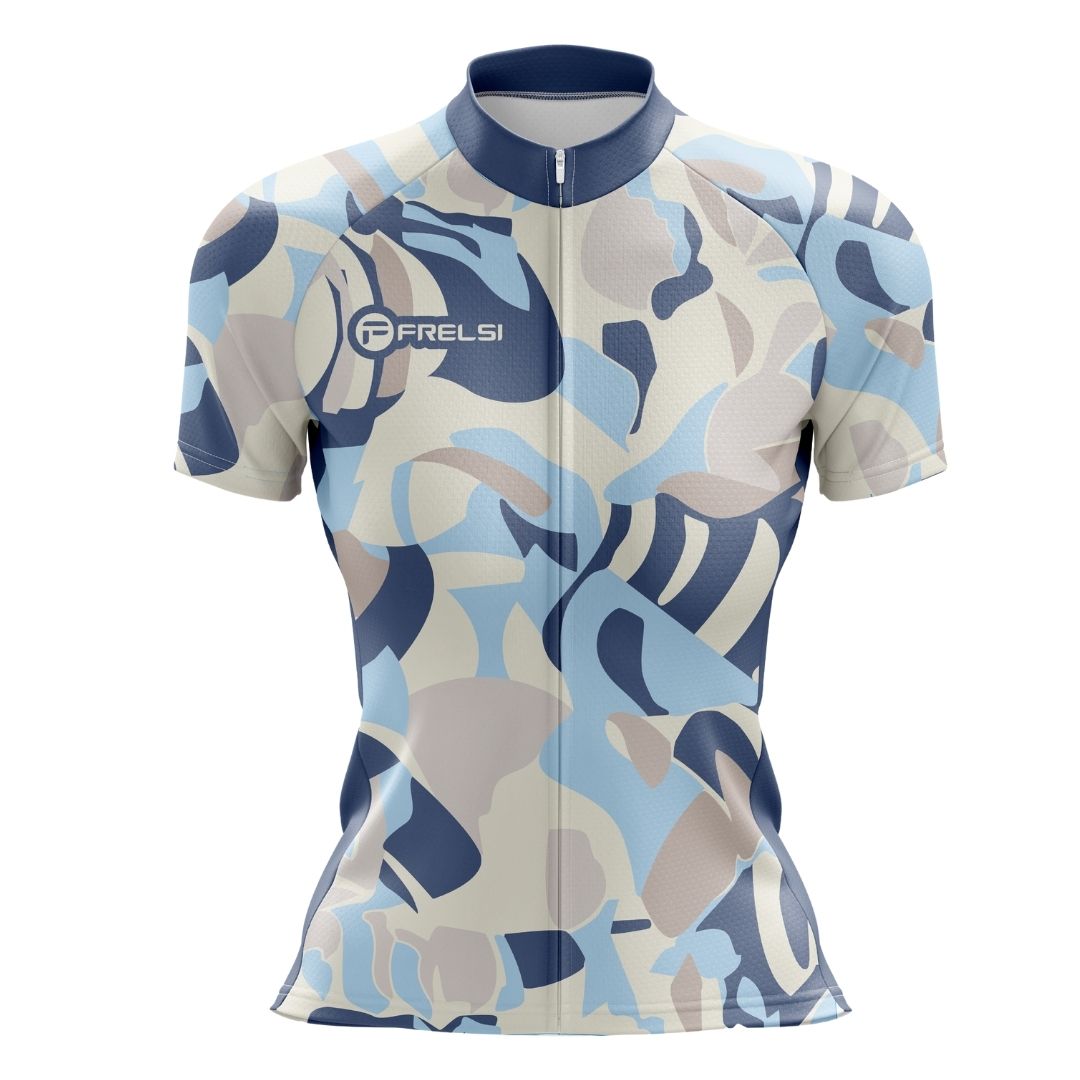 Women's Frelsi Mirage Short Sleeve Jersey, perfect for summer cycling adventures.