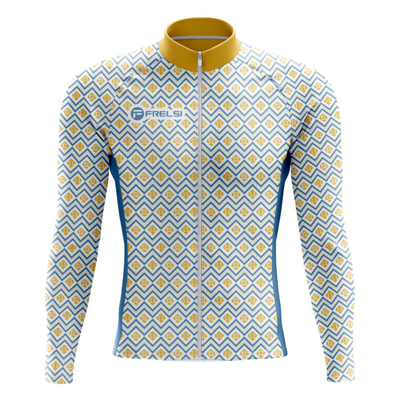 Stylish and functional Frelsi Radiance Jersey with premium fabric and vibrant geometric pattern.