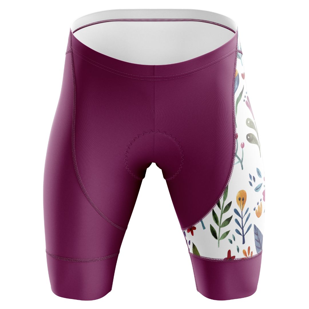 Garden Art Men's Cycling Kit featuring vibrant floral design