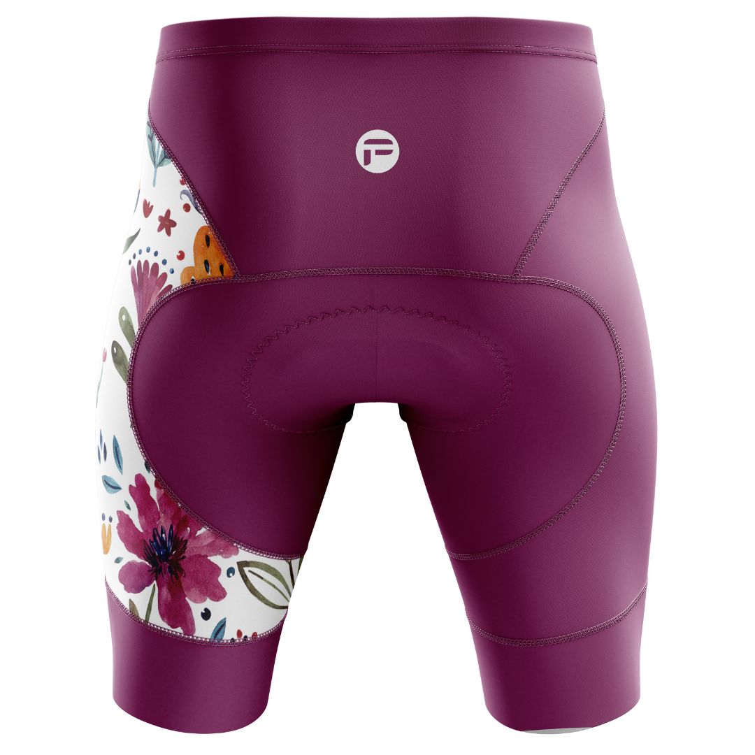 Garden Art Men's Cycling Kit featuring vibrant floral design