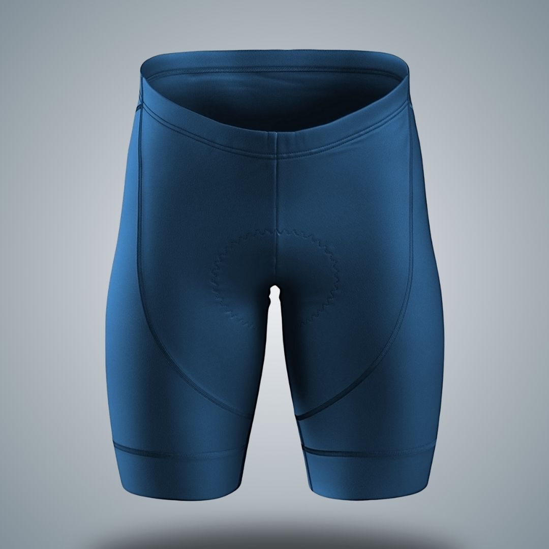 Frelsi Core Cycling Shorts in Navy Blue Color - Wide, secure leg grippers keep the shorts in place, allowing you to focus on the ride without distractions