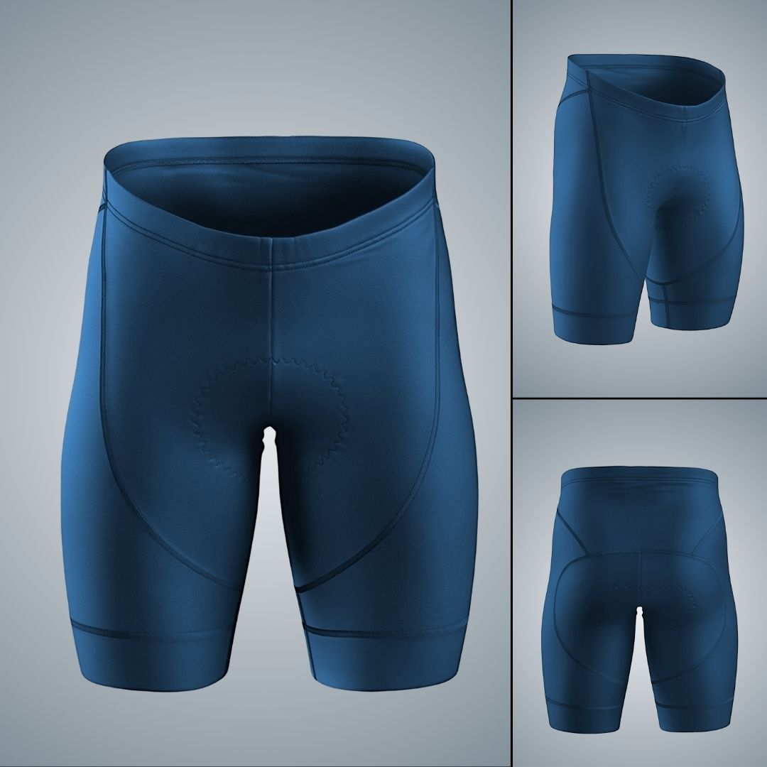 Preview of Frelsi Core Cycling Shorts in Navy Blue Color