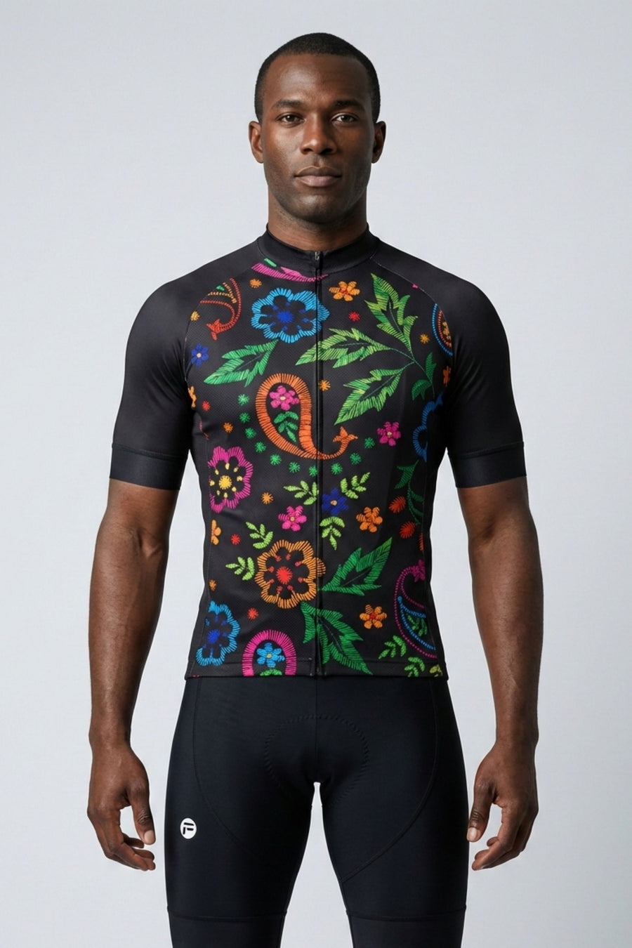 Midnight Bloom | Men's Short Sleeve Cycling Jersey