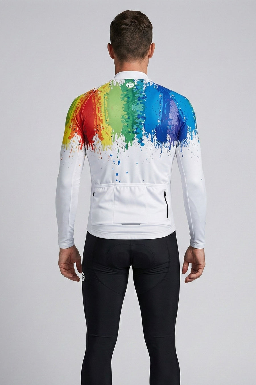 My Rainbow Graffiti | Maillot de ciclismo de manga larga para hombre
