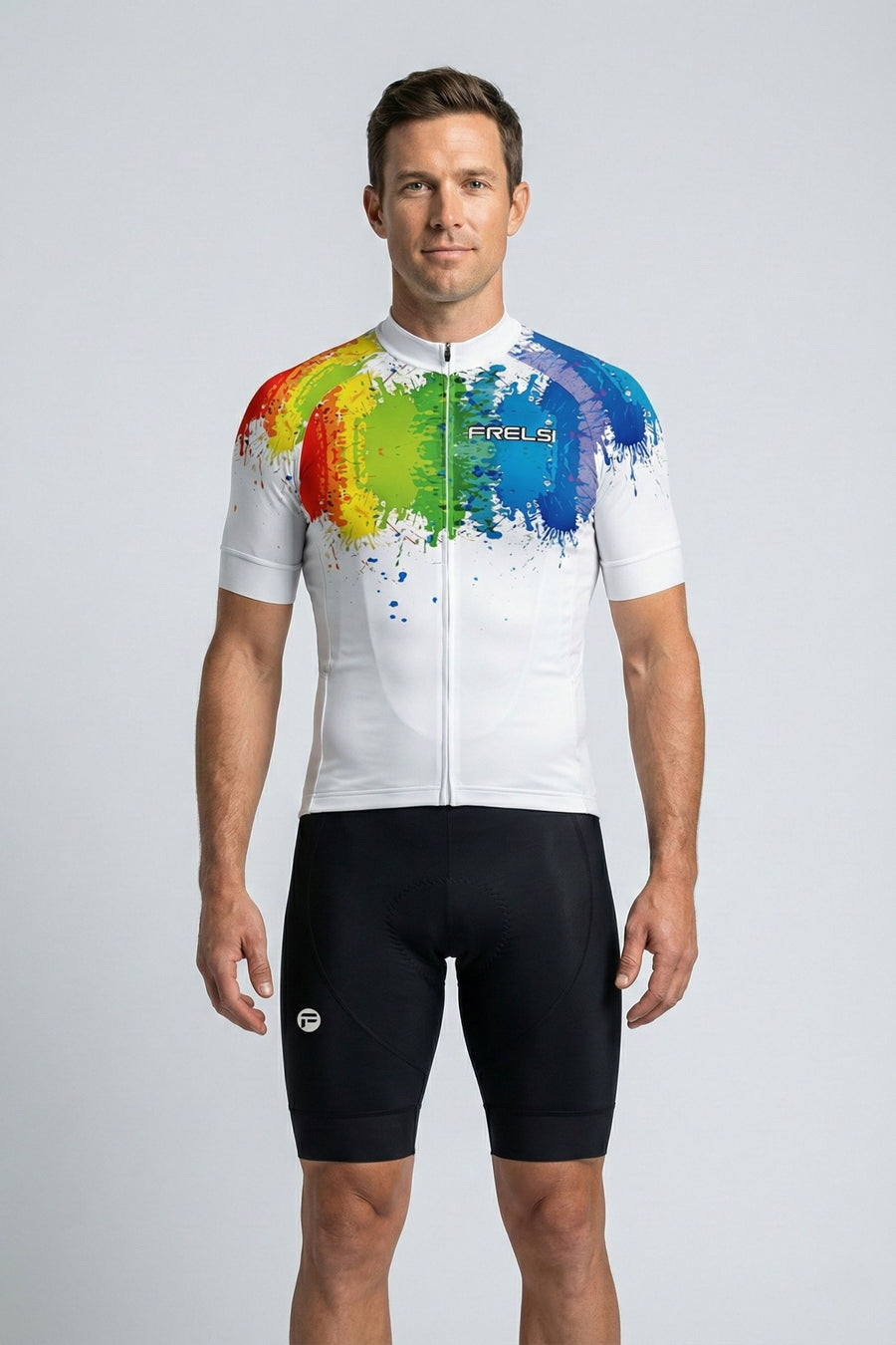My Rainbow Graffiti | Men's Short Sleeve Cycling Jersey
