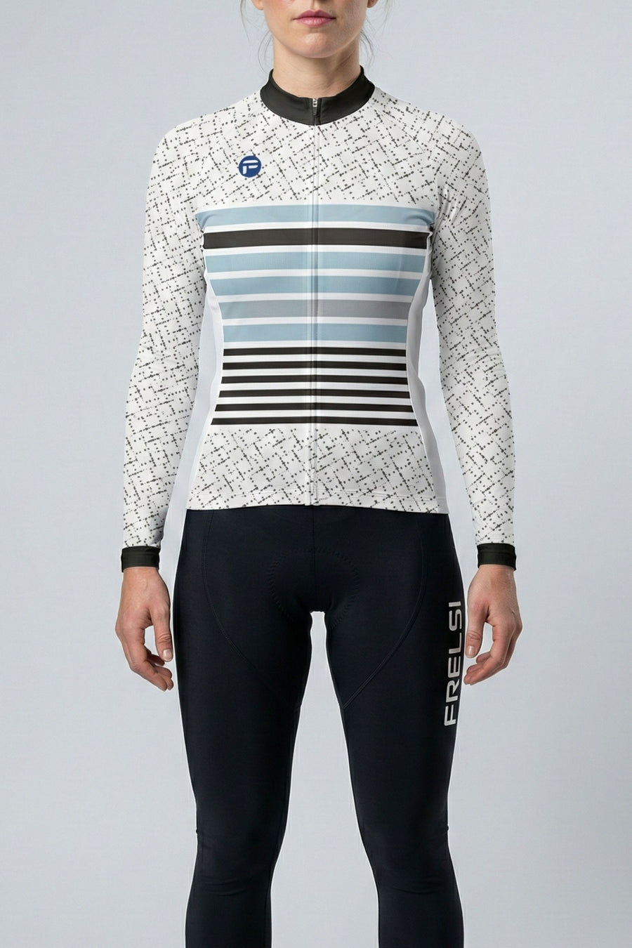Neo Stripes | Maillot de ciclismo de manga larga para mujer