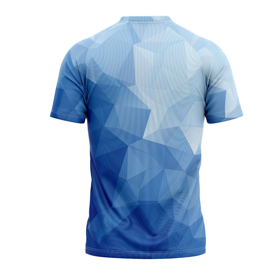 The Ocean Blue: A stylish and functional long-sleeve MTB jersey for unisex by Cycling Frelsi.