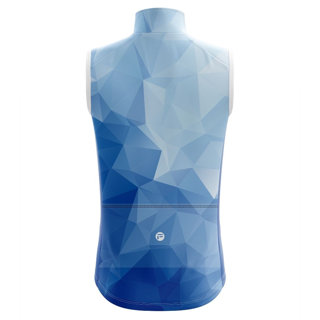 Ocean Blue: A sleeveless cycling jersey that lets you ride like the wind, feeling cool and refreshed