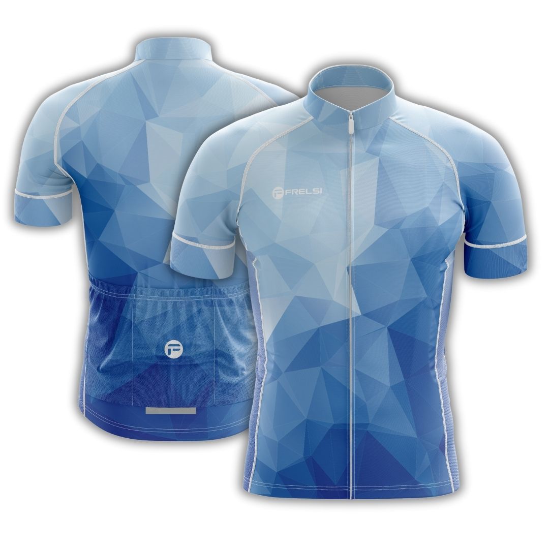 Ocean Blue | Men's Short Sleeve Cycling Jersey