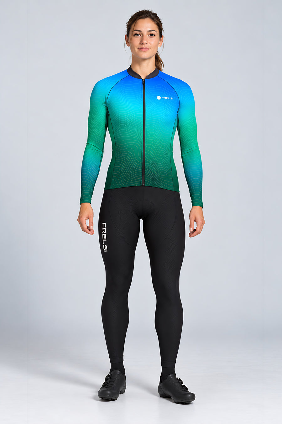 Ocean Pulse | Women's Long Sleeve Cycling Jersey