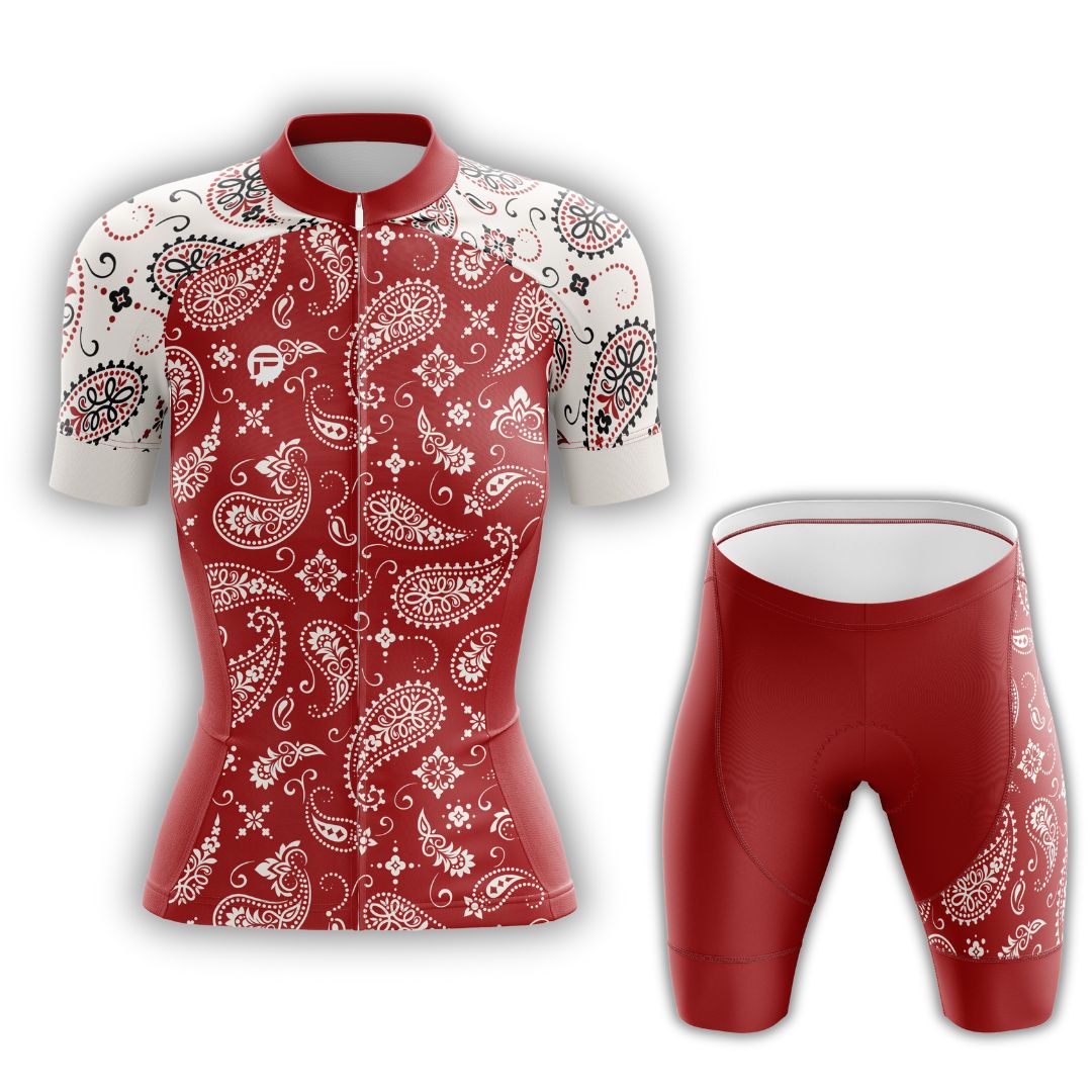 Paisley Passion Ride | Women's Short Sleeve Cycling Set