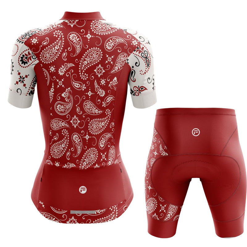 Paisley Passion Ride | Women's Short Sleeve Cycling Set