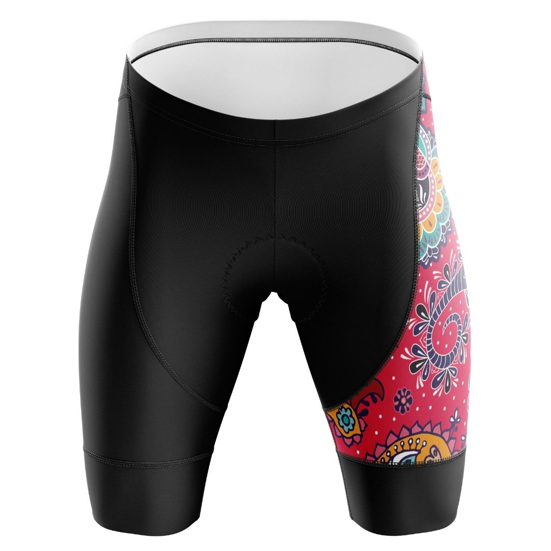 Comfortable and supportive cycling shorts with a chamois pad.