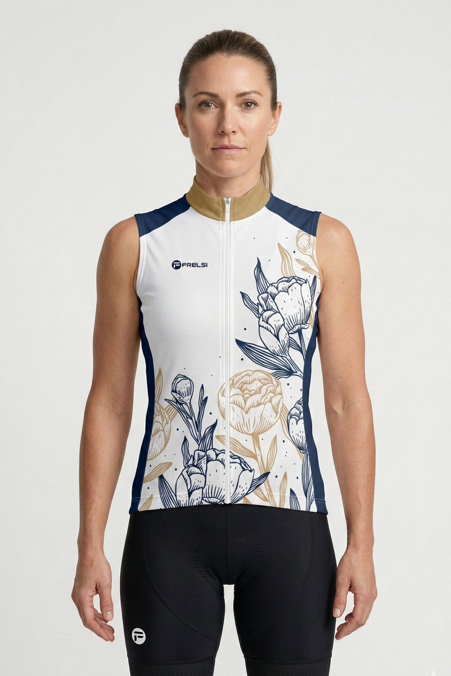 Maillot ciclista sin mangas Peony Harmony