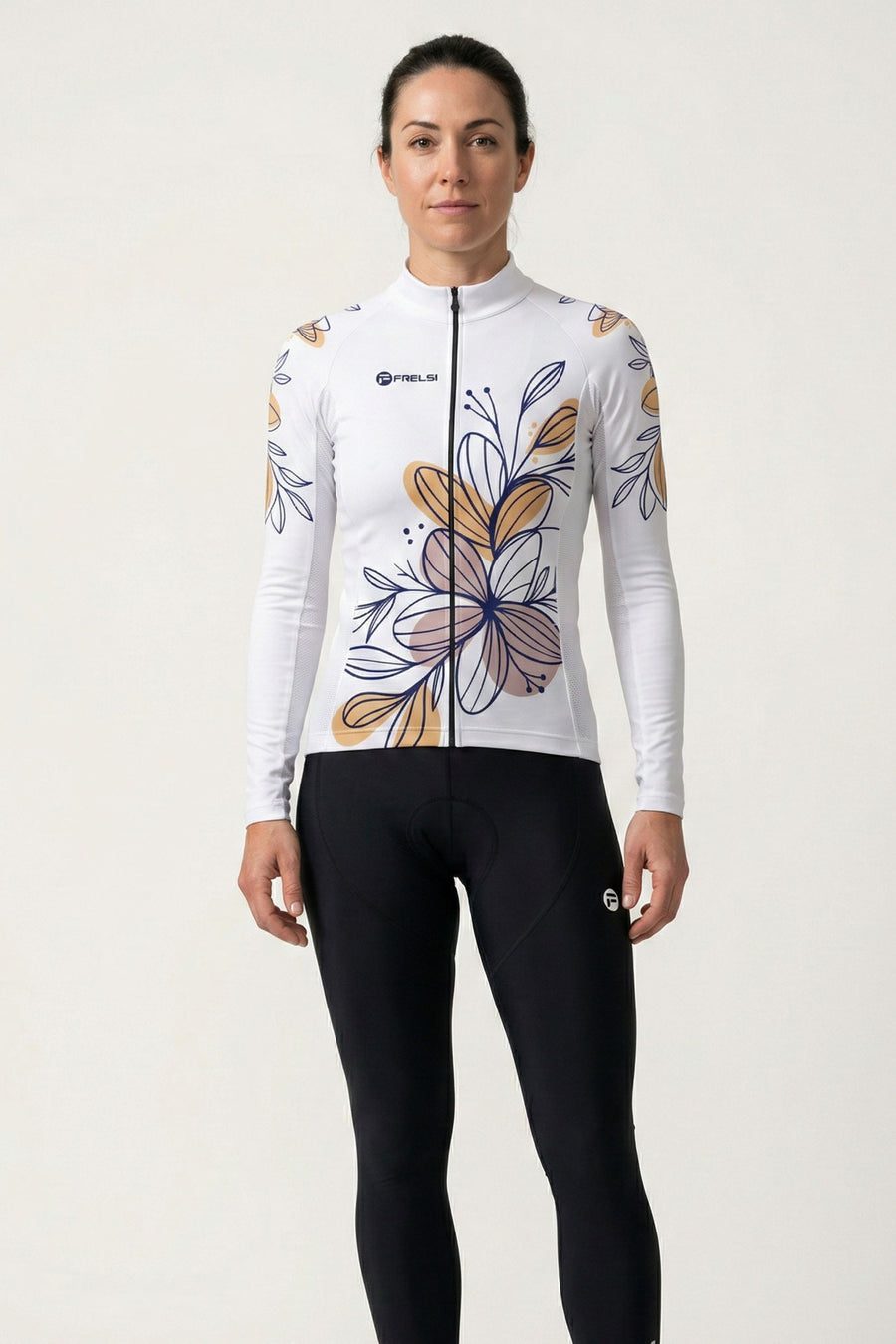 Petal Power | Maillot de ciclismo de manga larga para mujer
