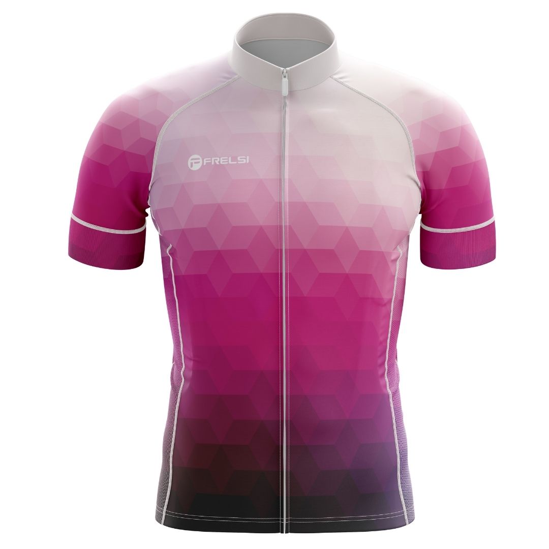 Pink Elegance | Men's Short Sleeve Cycling Jersey