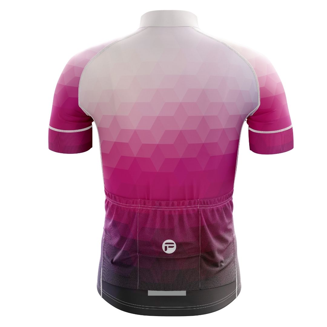 Pink Elegance | Men's Short Sleeve Cycling Jersey