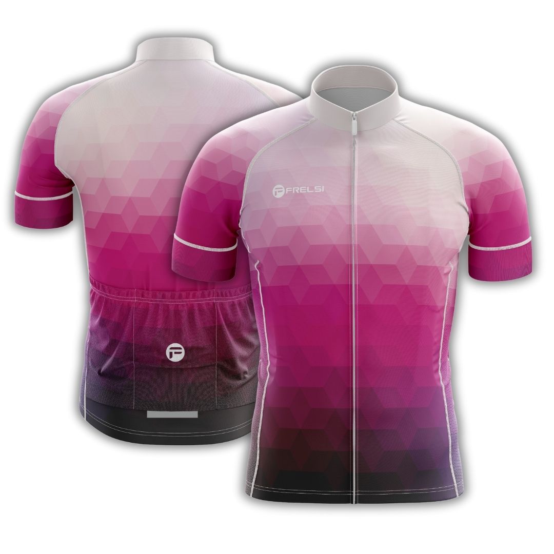 Pink Elegance | Men's Short Sleeve Cycling Set