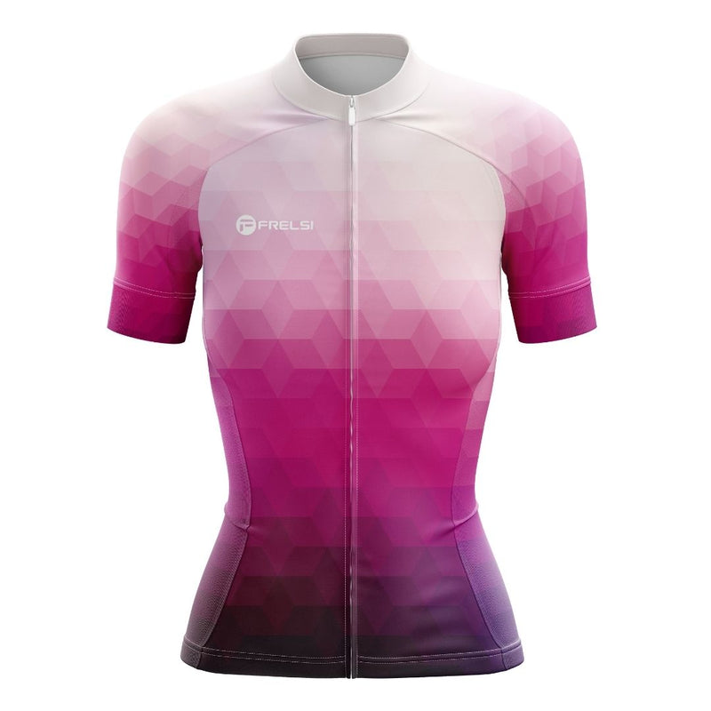 Pink Elegance | Women's Short Sleeve Cycling Jersey