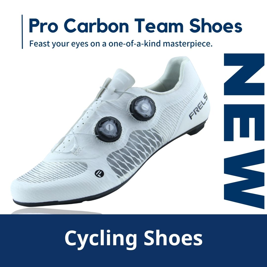 Pro Team Cycling Shoes with Carbon Sole and 2 Dials