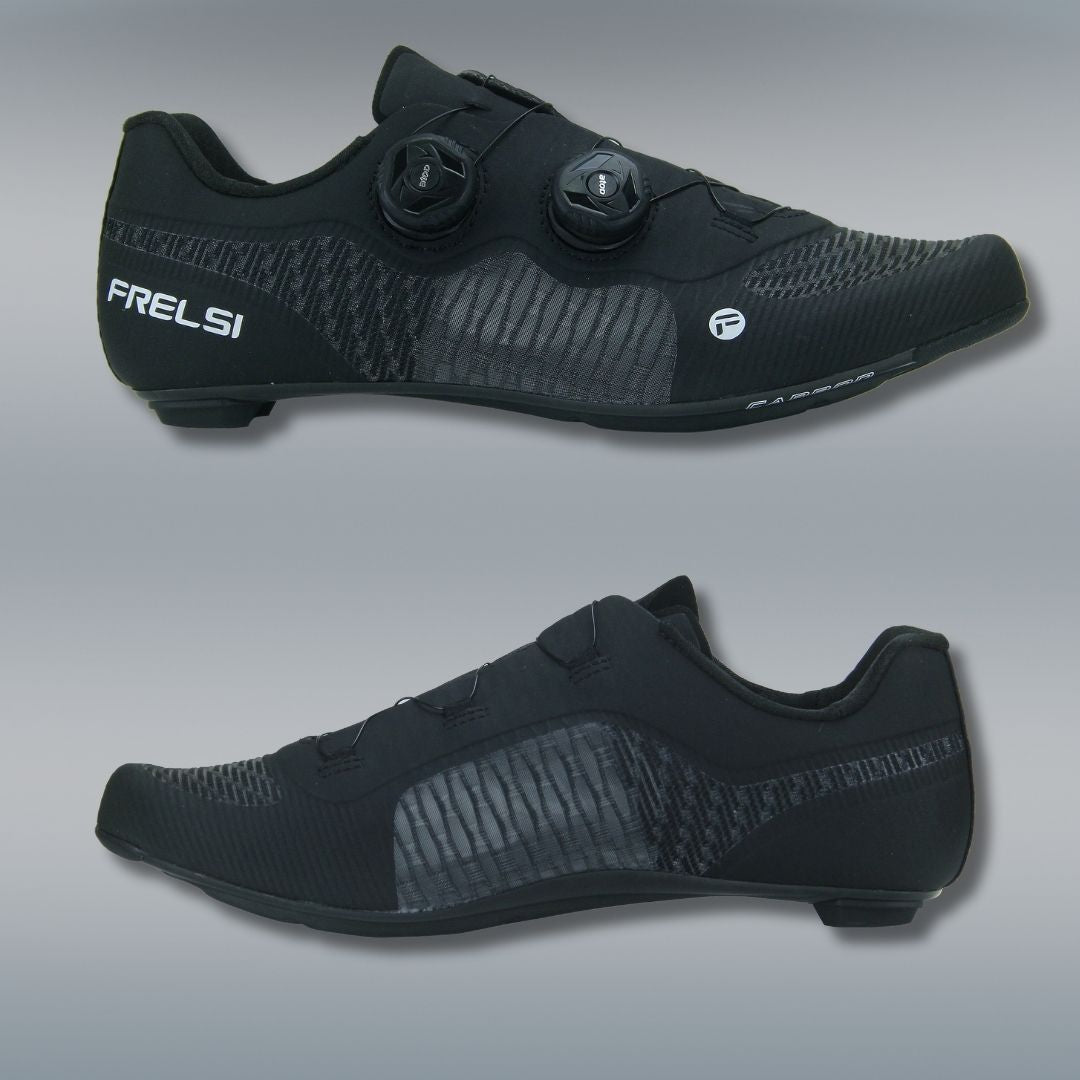 Unlock your inner champion with Frelsi's Black Pro Team carbon shoes, the perfect blend of innovation and affordability.