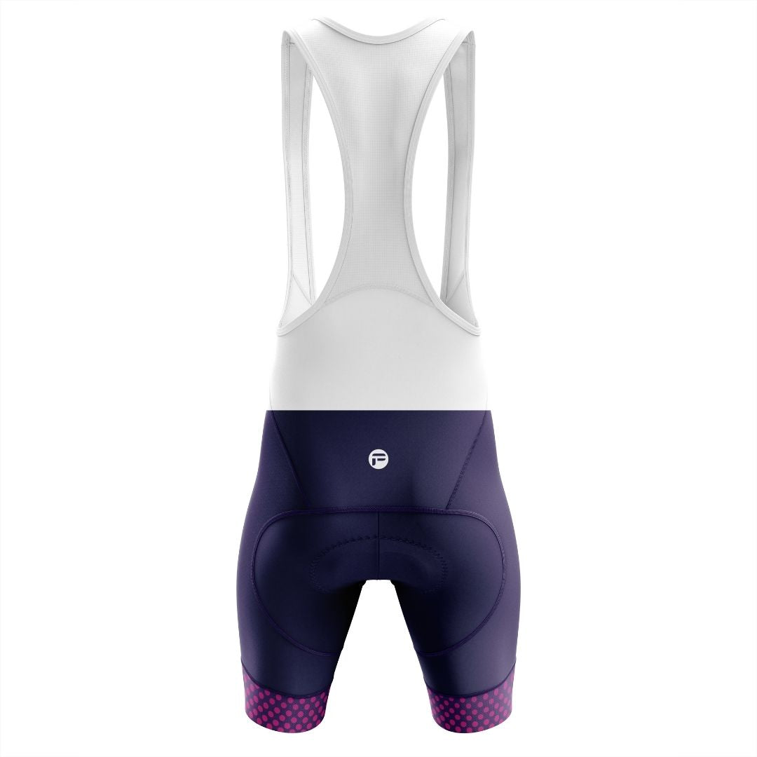 Purple Dot Ride | Cycling Short Bib Back Image