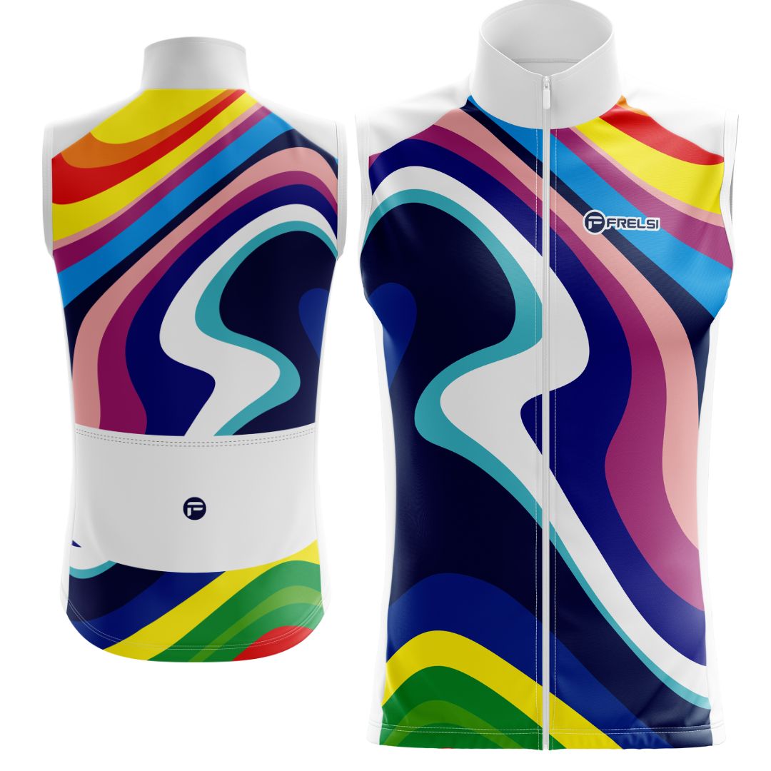 Rainbow Sprinter Sleeveless Cycling Jersey