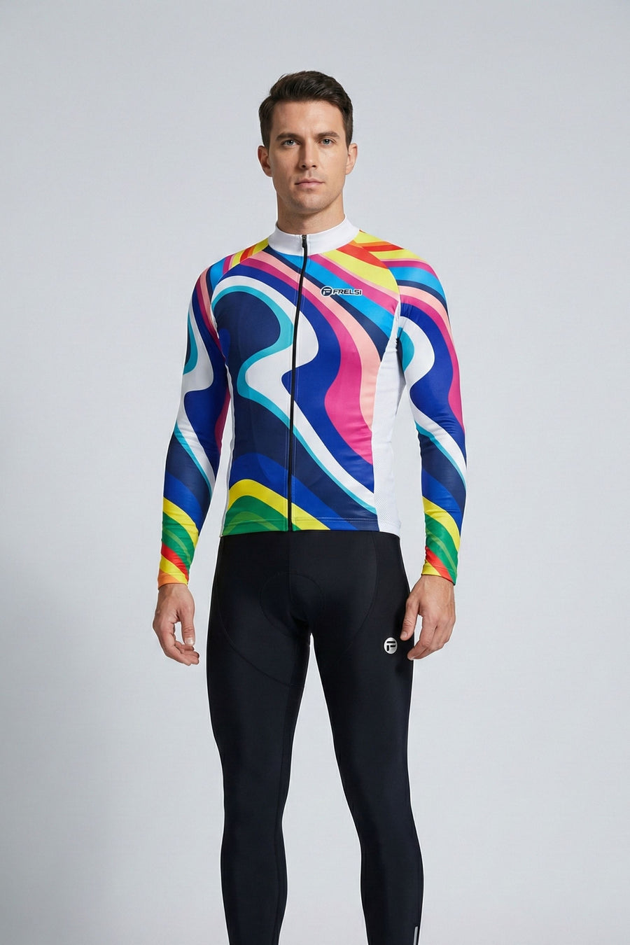 Rainbow Sprinter | Men's Long Sleeve Cycling Jersey