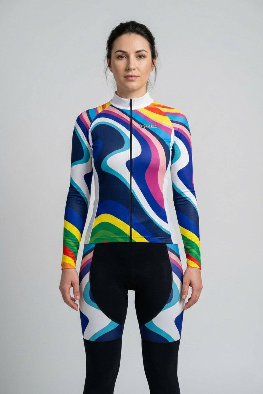 Rainbow Sprinter | Women's Long Sleeve Cycling Set