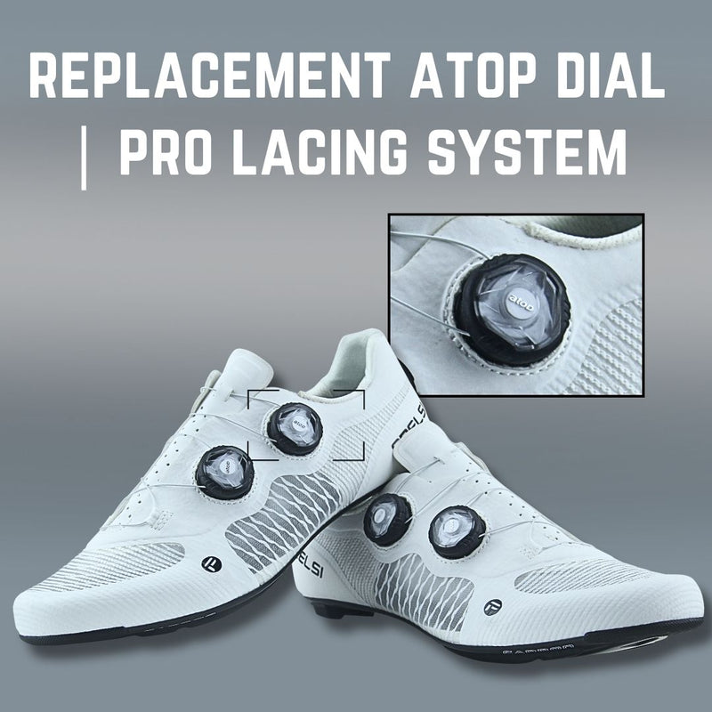 Replacement Atop Dial for Frelsi Pro Carbon Team Shoes Closeup