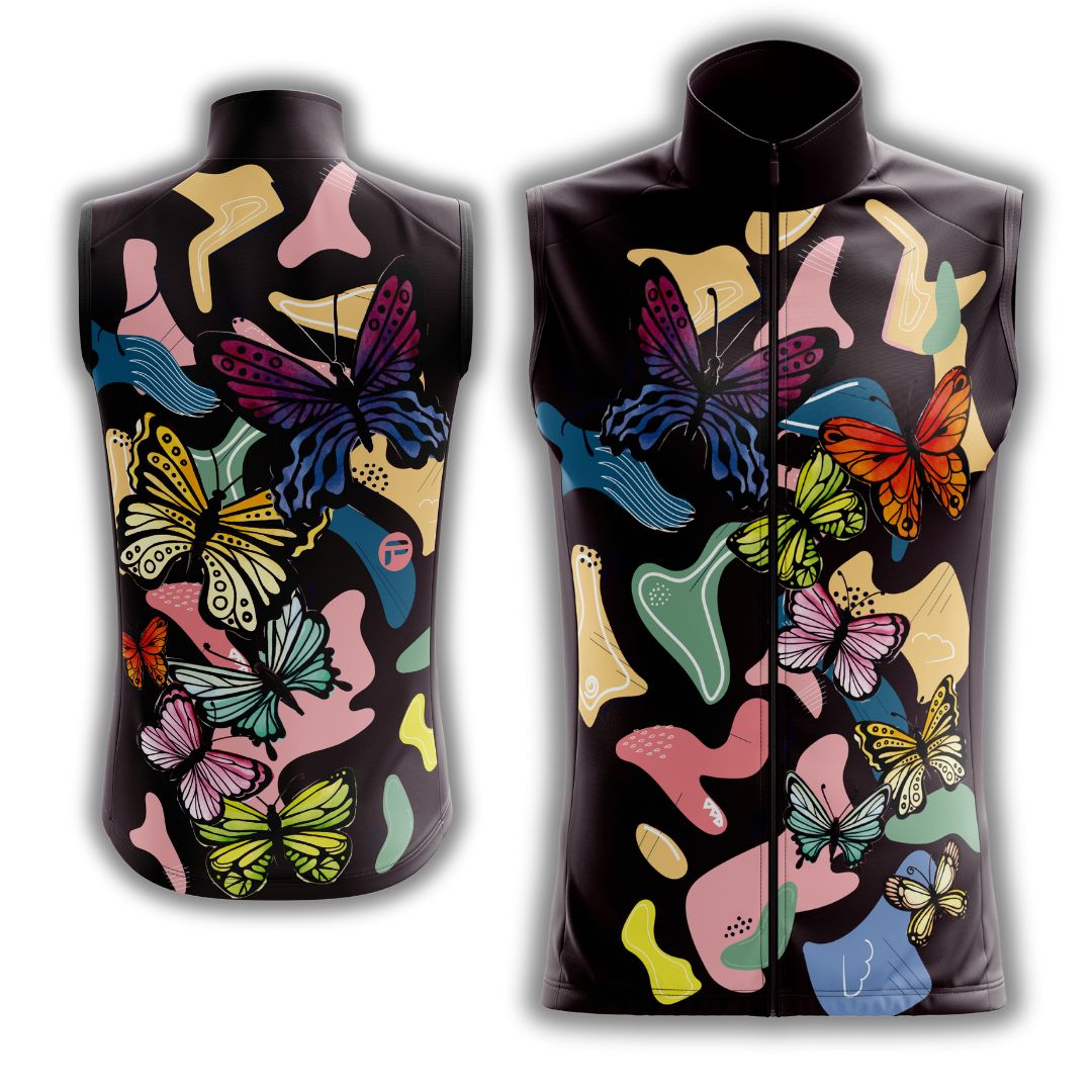 Riding with Butterflies | Sleeveless Cycling Jersey Preview
