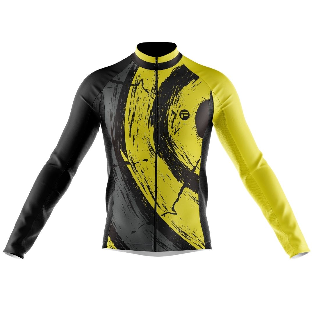 Sky Circles | Men's Long Sleeve Cycling Jersey
