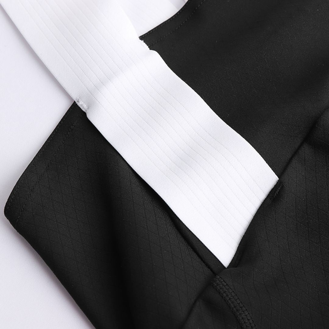 Frelsi Cycling Bib Shorts Stretch Straps Close Up