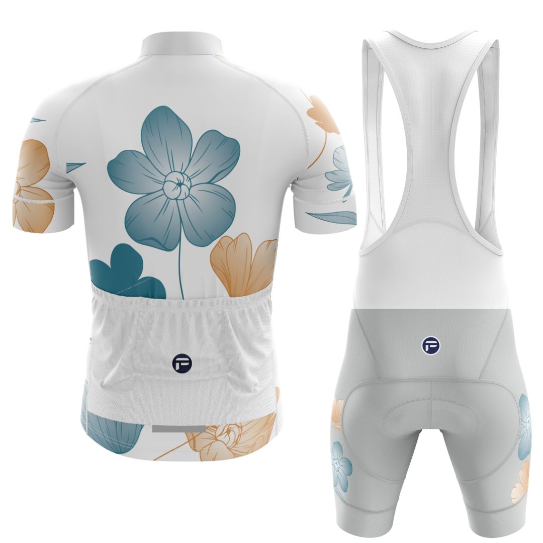 The Beauty of Livermere | Men's Short Sleeve Cycling Set Bibs back